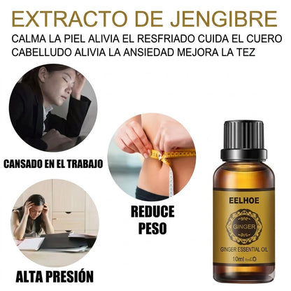Aceite de Jengibre Adelgazante