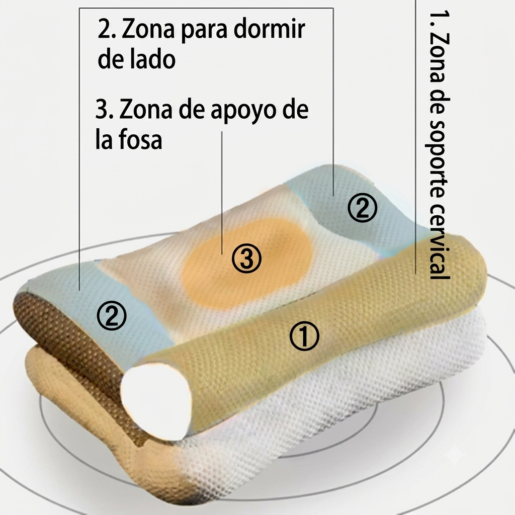 Almohada Ergonómica Antiestrés Pro®