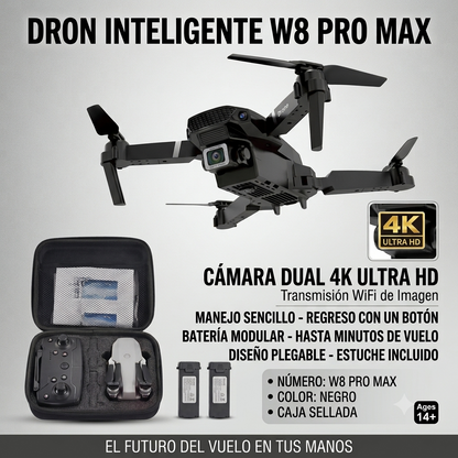 AeroVision™ 4K Pro | Dron Plegable Inteligente con Doble Cámara + Maletín Gratis